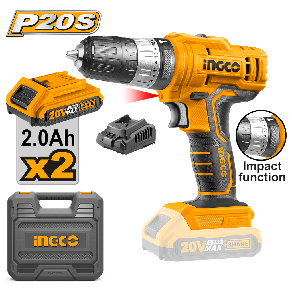Lithium-ion impact drill