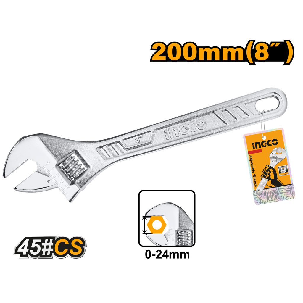 Adjustable wrench
