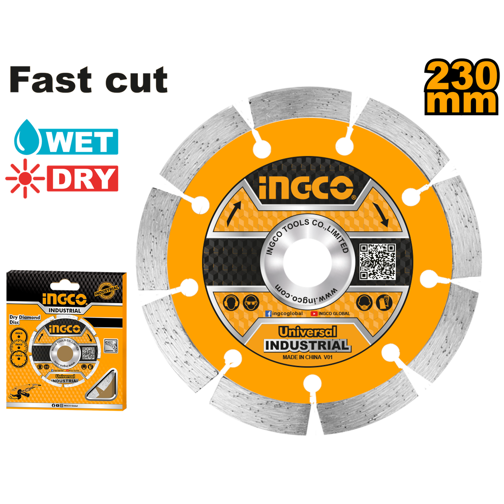 Dry diamond disc