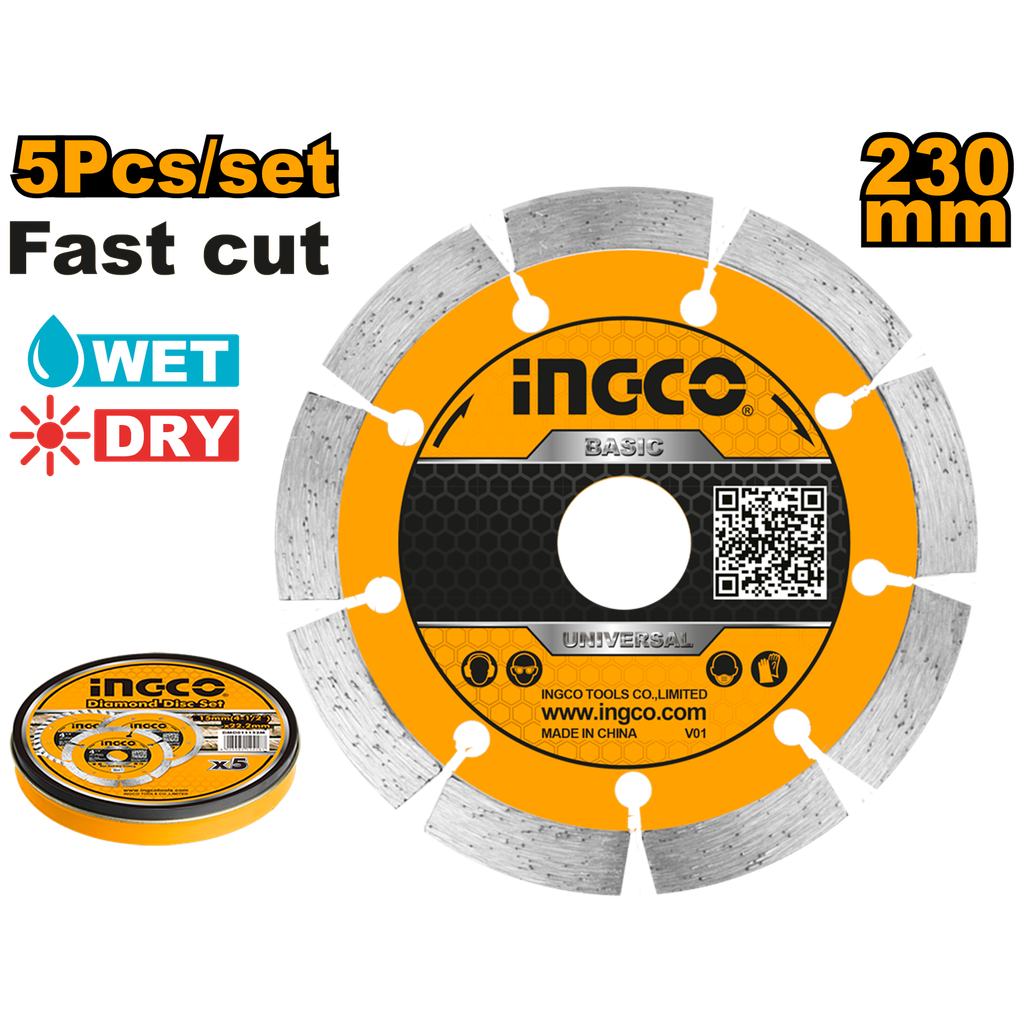 Dry diamond disc