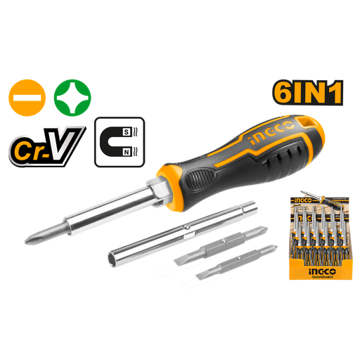 [AKISD0608] 6 In 1 screwdriver set