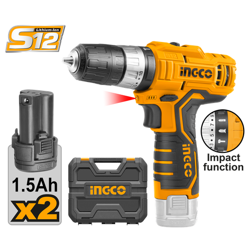 [CIDLI1232] Lithium-ion impact drill